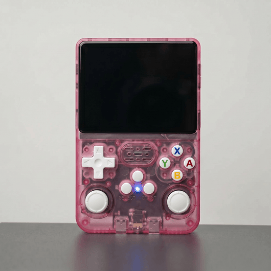 RetroVerse™ Pro 2.0 — R36S Retro Handheld Console Sheer Pink - RETROVERSE